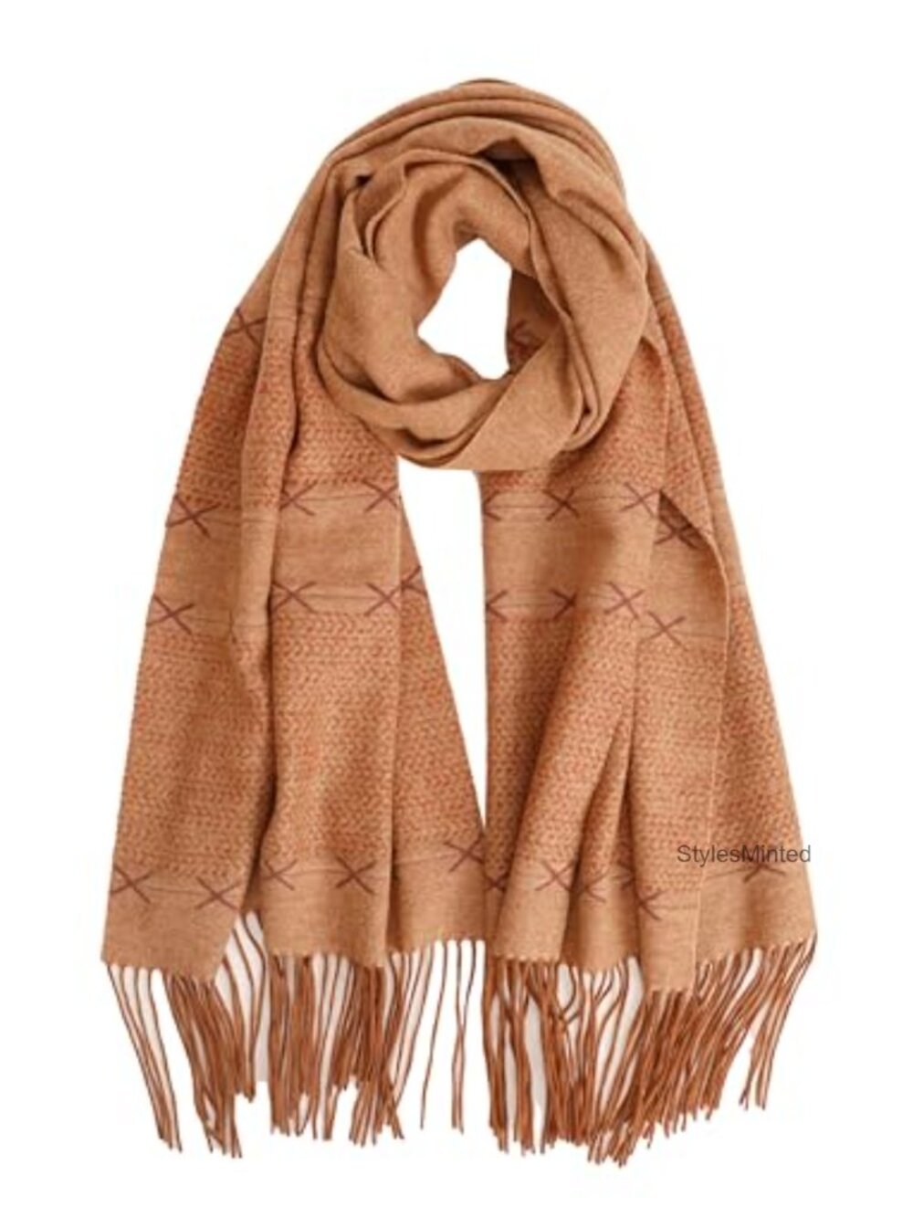 90% Lamb Wool Scarf Oversized Tassel Shawl Wrap Pashmina Fall Winter Warm